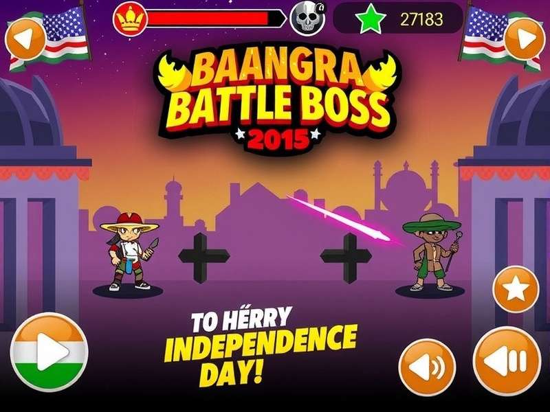 Bhangra Battle Boss Independence Day event screen